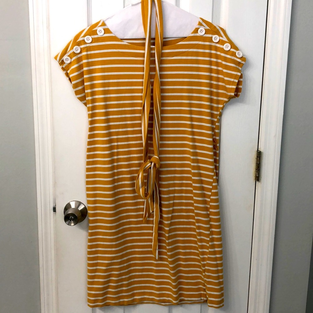 Motherhood Maternity striped dress